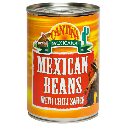 Cantina Mexicana Μεξικάνικα Φασόλια με Σάλτσα Chili 410g