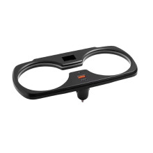 Auto-LED-Getränkehalter, Umgebungslicht, 45 W, Auto-Lade-Getränkehalter, Typ-C-USB-Ladeanschluss für 3er 4er I3 I4 2020-2025