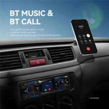 1Din Auto MP3-Player Radio 2,17 Zoll Touchscreen Unterstützung USB//AUX Bunte Lichter  FM