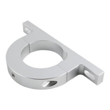 Silber 2-Zoll-Loch, Gebürstete Halterung für die Unterarmmontage, River Clamp, Lenksäule, mit Schlüssel, No Drop Mount 2310000030 FR20114