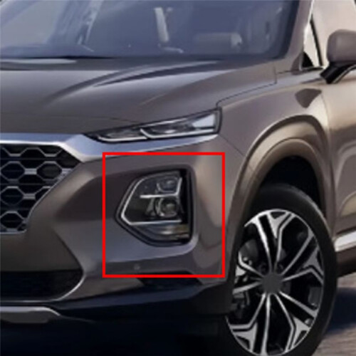 Auto Frontscheinwerferabdeckung Lampenschirme Lampengehäuse Scheinwerfer Linsenabdeckung für  Santa Fe 2019 2020 2