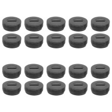 10 Pairs Power Tool Parts Carbon Brush Cover 14Mm Round Rubber Nut Stopper Holder Caps Case Angle Grinder Accessories
