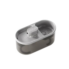 Nouveau Distributeur D'Eau Intelligent 2 en 1 pour Animaux de Compagnie : Distributeur Automatique Rechargeable au Design Élégant pour Chiens