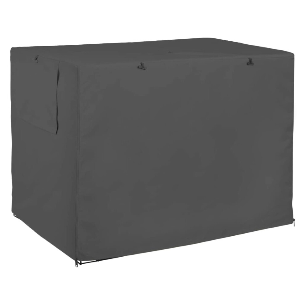 Semoic Dog Crate Cover Oxford Cloth Pet Kennel Cover Universal Fit For 42 Inches Wire Dog Crate Black