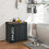 115L Laundry Hamper, 2 Sections, Fabric, Lid & Handles 1