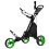 Faltbarer 3-Rad-Golftrolley mit verstellbarem Griff 1