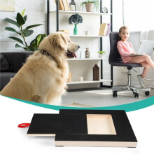 Krabplank voor Honden met Snoepbakje, Vierkante Krabplank voor Honden, Stressvrije Krabplank voor Hondennagels