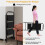 3-Step Folding Ladder, Non-Slip, Metal, Black 5