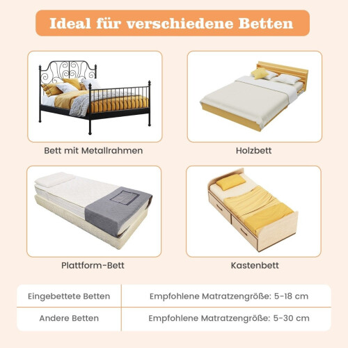 Foldable Toddler Bed Rail with Adjustable Straps, 121x40.5x42 cm, Gray 2