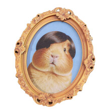 Autocollant magnétique de réfrigérateur, décoration-Rat perruque