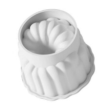Mehrzweck-Silikon-Kuchenform in Himbeerform für-Weiß