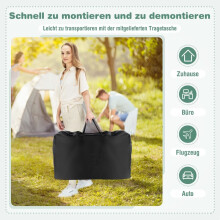 Faltbares, tragbares Babybett mit verstellbarer Höhe