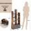 7-Tier Open Bookshelf with Drawer, 53x24x118 cm, Brown 3