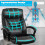 Scaun de birou ergonomic, inaltime reglabila, pivotant 360 5