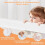 Foldable Toddler Bed Rail with Adjustable Straps, 121x40.5x42 cm 4