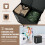 115L Laundry Hamper, 2 Sections, Fabric, Lid & Handles 3