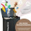 115L Laundry Hamper, 2 Sections, Fabric, Lid & Handles 4
