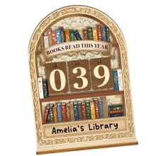 Books Read This Year Counter Fashion Book Trackers Book Lover-B