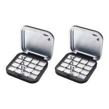Magnetic Closure Cosmetic Boxes With Mirror Practical Empty-6