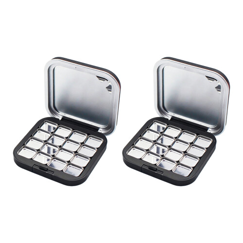 Magnetic Closure Cosmetic Boxes With Mirror Practical Empty-6