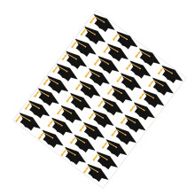 10Sheets Graduation Cap Sticker For Scrapbooking Classroom
