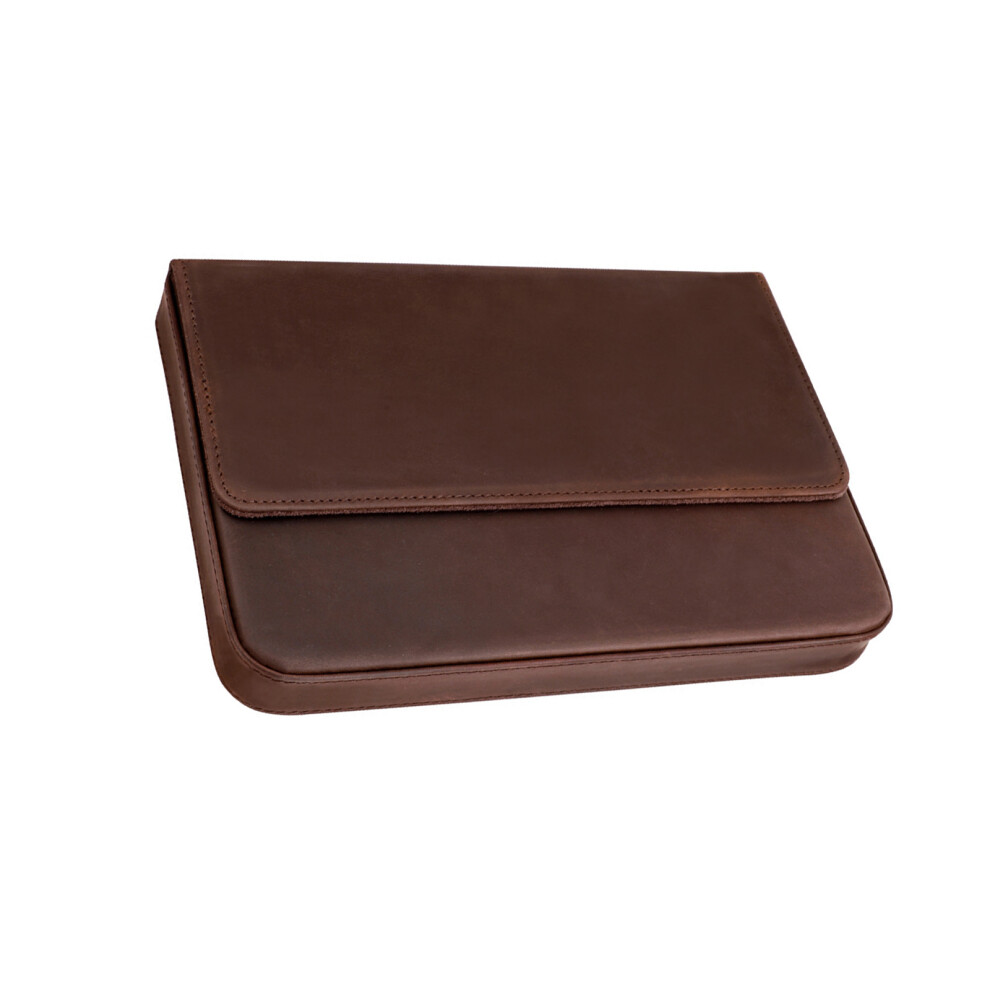 12 Individual Compartments Fountain Pen Organiser-Chocolate 7627001367692