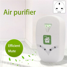 2X 32 Million Negative Ion Generator Portable Plug-in Air Purifier for Bedroom Kitchen Bathroom Office UK Plug