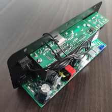 200W Digital  Stereo Amplifier Board Subwoofer Dual Microphone Karaoke Amplifiers for 8-12 Inch Speaker US Plug
