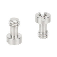 Aluminium 1/4 inch cameraschroef zeshoekige inbuskop voor