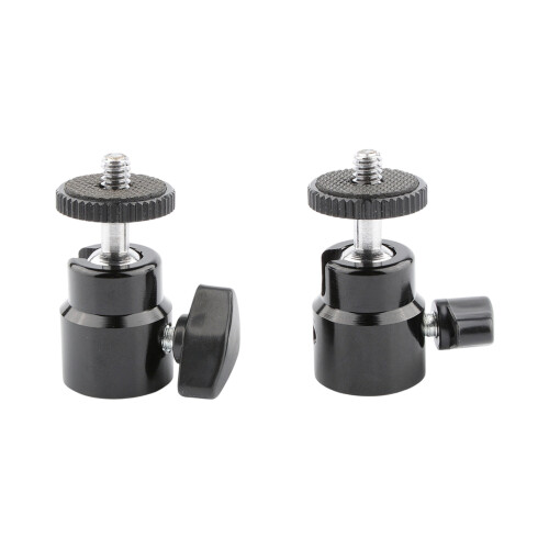 Ensemble de 2 pièces de support à tête sphérique à vis de 1/4