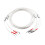Studio Grade Speaker Wire with-1.5m banana to Y plug 1