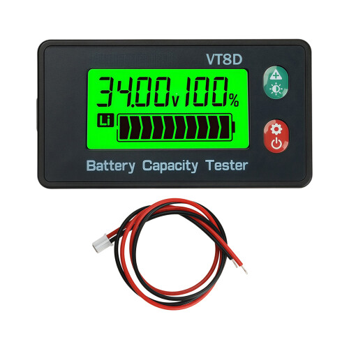 Indicateur de capacité de batterie numérique LCD-VT8D