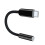 Le câble adaptateur pour casque d'écoute de Type C mâle à-Noir 1