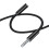 Reliable 3.5mm Sound Extension Wire Cable Line For Clear-Black 1