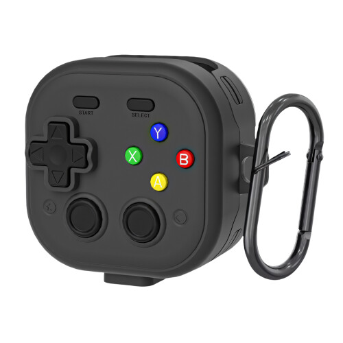 Housse de protection à thème rétro pour Buds 4/Buds 4Pro,-Noir A