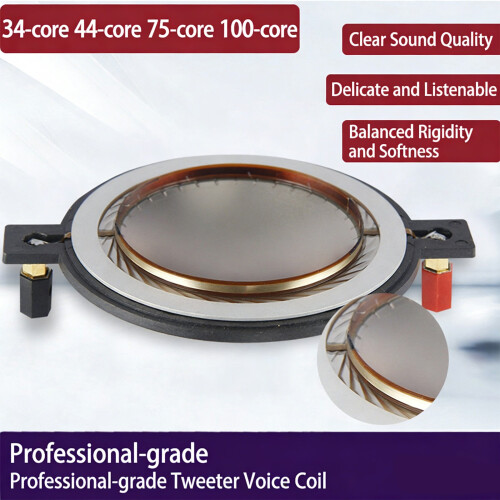Ensemble de bobines vocales à diaphragme de Tweeter de-75 cœurs 2