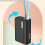 Housse en silicone élastique pour CP13 Mobile Power-Noir 7