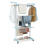 4-Tier Foldable Clothes Drying Rack with Wheels 1