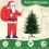 Árvore de Natal artificial de 136 cm com 180 luzes LED 2
