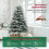 Árvore de Natal artificial de 180 cm com neve e 350 luzes LED 3
