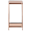 Beliani Side Table ALSEA Tempered Glass Copper 6