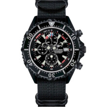 CHRIS BENZ - Orologio subacqueo - CRONOGRAFO PROFONDIMETRO 300M EDIZIONE NERA - CB-C300-LE-NBSS