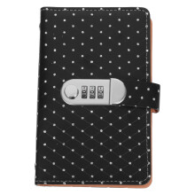 Stylish PU Budget Planner with Password Lock for Saving