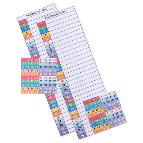 Multi Color Waterproof Electrical Box Stickers Self-Adhesive PVC