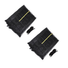 2Sets Sicheres Trampolin Schutznetz Schwarzem Pe Typische Nutzung