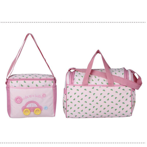 Mama Bag Set Rosa Kapazität Multifunktionale Wickeltasche