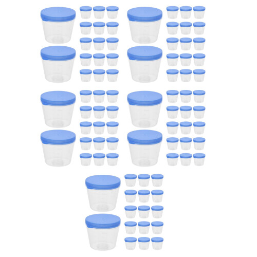 100Pièces D'urine Jetables Plastique Bouchon À Vis