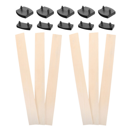 1Set Heavy-Duty Wood Bed Slats Replacement Quick Assembly Support