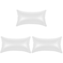 3Pcs Transparent PVC Inflatable Pillows Portable Outdoor Sofa Cushions