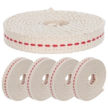 5Rouleaux Mèches Beige Coton Pour Huile Traditionnelle